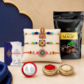 Khatu Shyam Rakhi Combo – Raksha Bandhan Gift Set with Chocolates