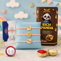 Food Rakhi for Brother with Biscuit 60gm - Rakshabandhan Gift Set, Pack of 7