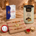 Ganesha Rakhi for Brother with Chocolate 96gm - Rakshabandhan Gift Set, Pack of 7