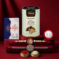Rakhi with Chocolate for Brother – Ganesha Festive Combo Set of 6