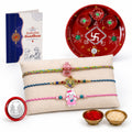 Krishna, Milk Bottle, Bunny Multicolor Rakhi for Brother & Bhaiya | Pack of 7