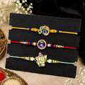 Bird Rakhi for Brother with Pooja Thali - Raksha Bandhan Gift Set, Pack of 7