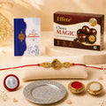 Peacock Multicolor Rakhi for Brother & Bhaiya with Chocolate Magic | Pack of 5