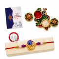 Peacock Multicolor Rakhi for Brother & Bhaiya with Peacock Shape | Pack of 5