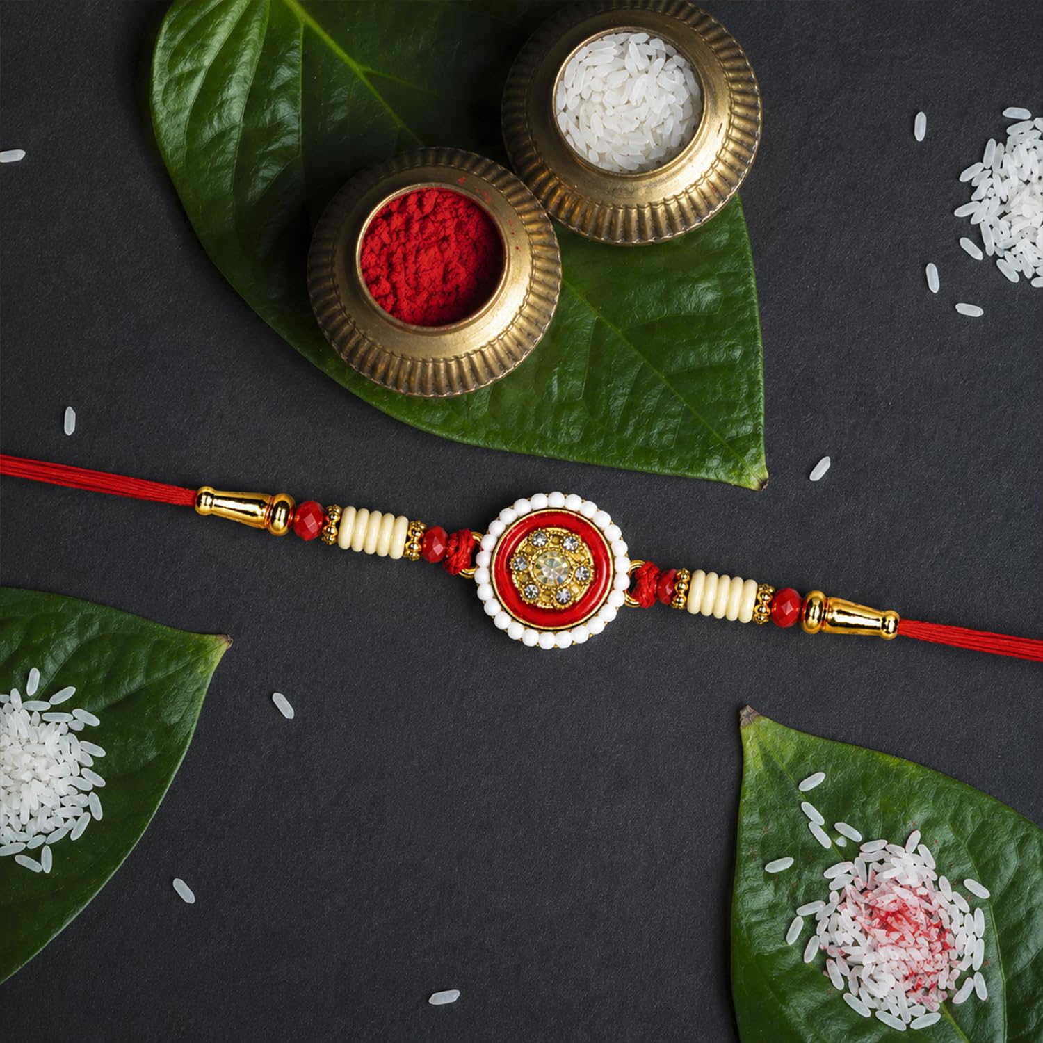 Rakhi for Brother with Chocolate Magic 96gm - Raksha Bandhan Gift Set, Pack of 7