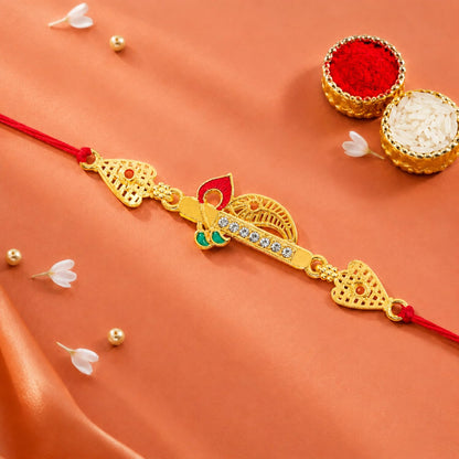 Rakhi for Brother – Raksha Bandhan Gift Combo with Elegant Design Rakhi, Ganesh