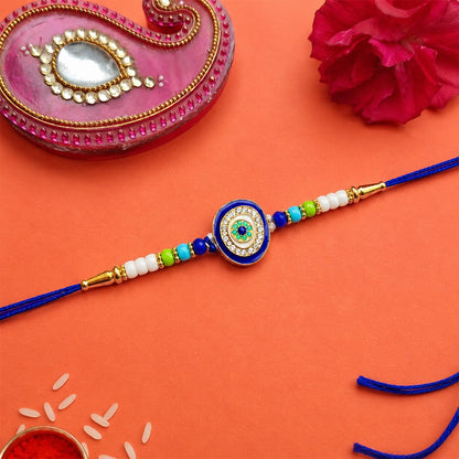 Rakhi for Brother with Chocolate 96gm - Raksha Bandhan Gift Set, Pack of 7