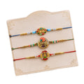 Rakhi for Brother & Bhaiya with Pooja Thali - Raksha Bandhan Gift Set, Pack of 7