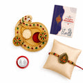 Ganesha Multicolor Rakhi for Brother & Bhaiya with Art Design Pooja | Pack of 5