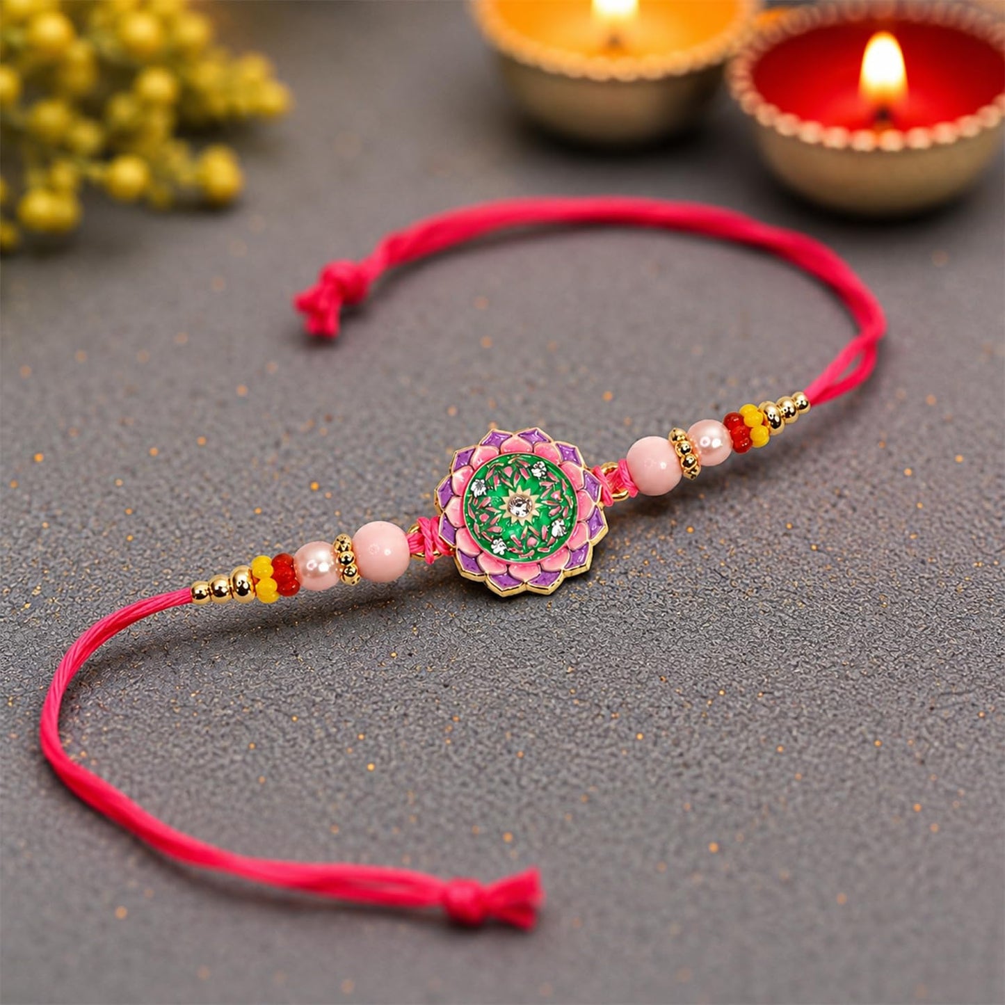 Rakhi for Brother with Chocolate Beats 32gm - Raksha Bandhan Gift Set, Pack of 6