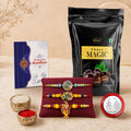 Raksha Bandhan Rakhi Combo – Krishna Bird Design with Chocolates