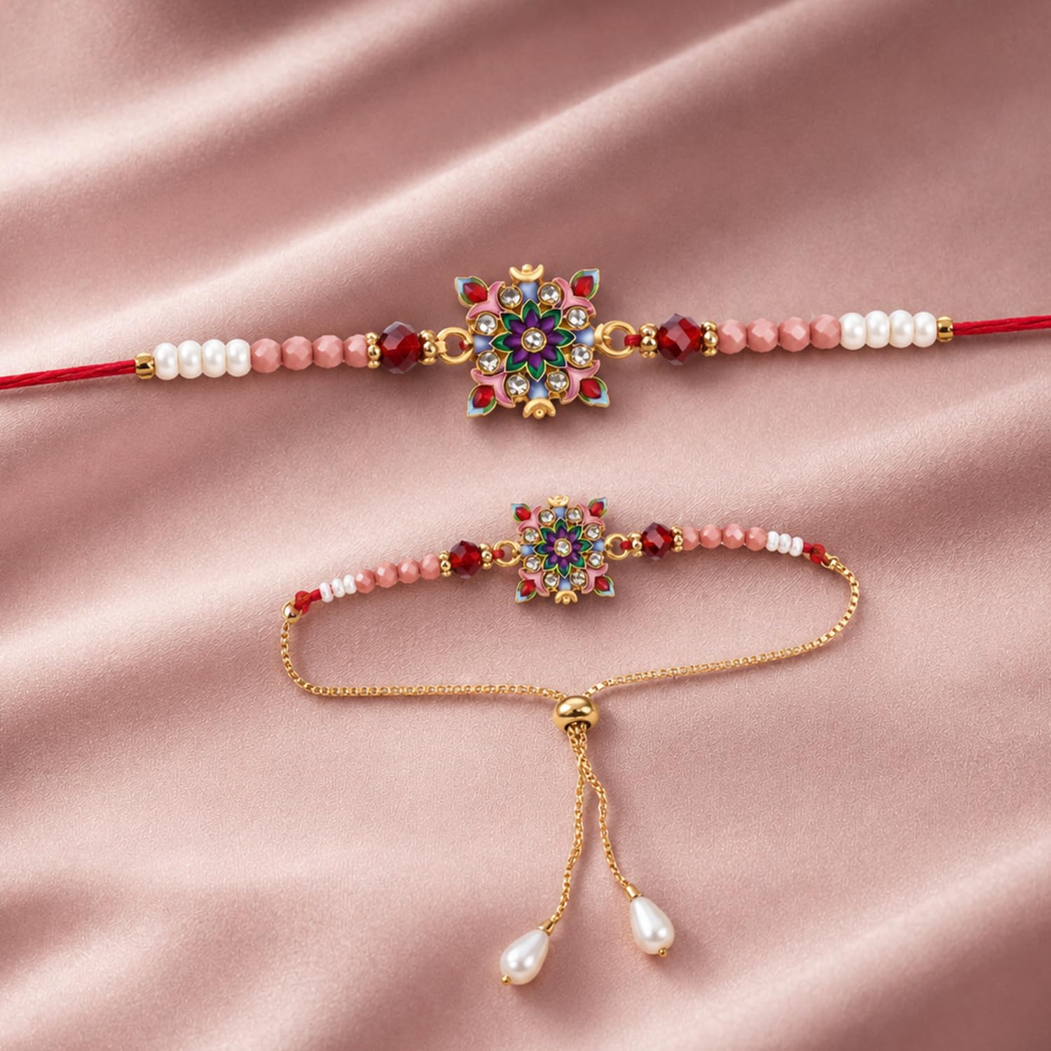 Rakhi for Brother with Chocolate Magic - Raksha Bandhan Gift, Pack of 5