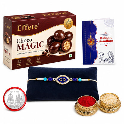 Delicious chocolates included in the Raksha Bandhan gift combo.