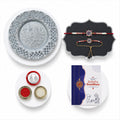 Ethnic Multicolor Bead Stone Diamond Rakhi Combo for Bhaiya Bhai | Pack of 5