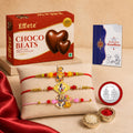 Ganesha Krishna Rakhi Combo – Raksha Bandhan Gift with Choco Beats