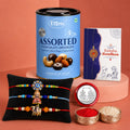 Khatu Shyam Rakhi Combo – Raksha Bandhan Gift with Assorted Chocolates