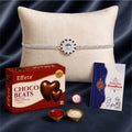 Flower Rakhi for Brother with Chocolate 32gm - Rakshabandhan Gift Set, Pack of 5