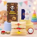 Fruit Rakhi for Brother with Biscuit 60gm - Raksha Bandhan Gift Set, Pack of 7