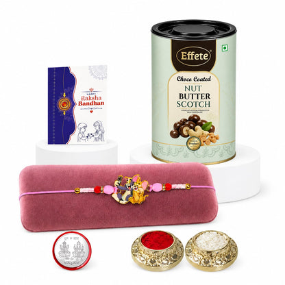 Tomy & Jeryy Rakhi for Brother with Butter Scotch 96gm, Coin & Card, Pack of 5