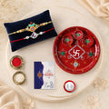 Designer Elegant Multicolor Kalash & Peacock Rakhi for Brother Bhaiya | Pack of 6