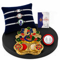 Rakhi for Brother & Bhaiya with Pooja Thali - Rakshabandhan Gift Set, Pack of 7