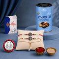 Rakhi for Brother with Dryfruits 96gm - Raksha Bandhan Gift Set, Pack of 5