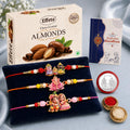 Ganesha Rakhi Combo – Raksha Bandhan Gift with Choco Almonds