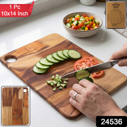 Wooden Chopping Board and Cutting Board for Kitchen 10 x 14 Inch (1 Pc) view 2