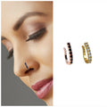 Clip-On Nose Rings Set – Assorted Pave & Floral Designs Combo Pack