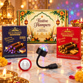 USB Star Galaxy Light & Blueberry Cheesecake + Biscolata Wafer Rolls Festive Gift Hamper