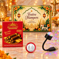 USB Star Galaxy Light & Biscolata Wafer Rolls Festive Gift Hamper
