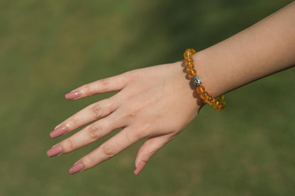 Citrine Crystal Stone Yellow Bracelet