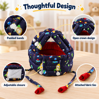 Baby Safety Helmet – Soft Head Protection for Crawling & Walking