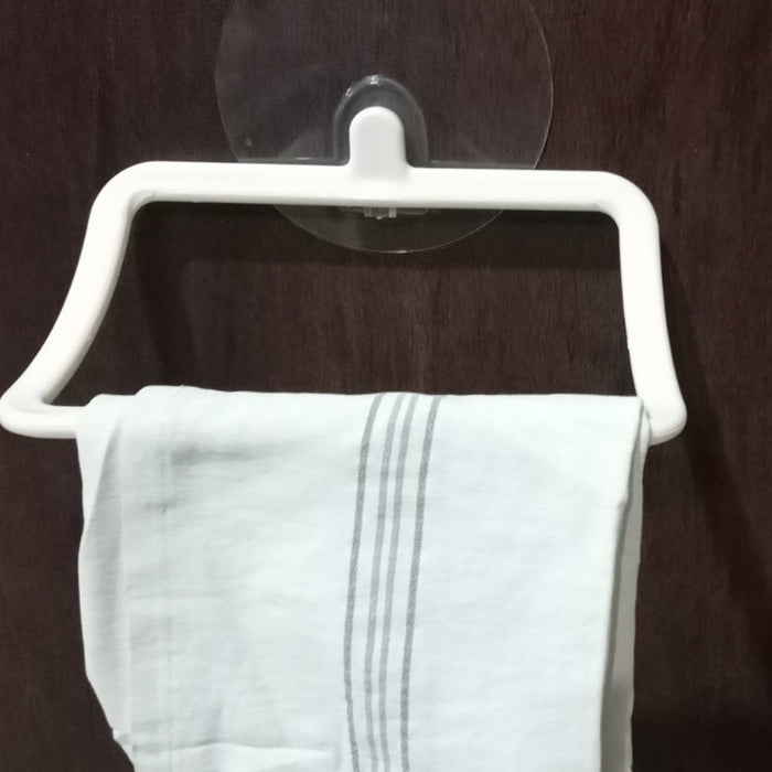 Multi-Purpose Self Adhesive, Strong Sticker Self Adhesive Wall Mounted Hand Towel Holder/Hanger