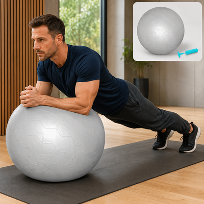 75 CM Gym Stability Ball for Men Non Slip Core Training Ball (1 Pc)