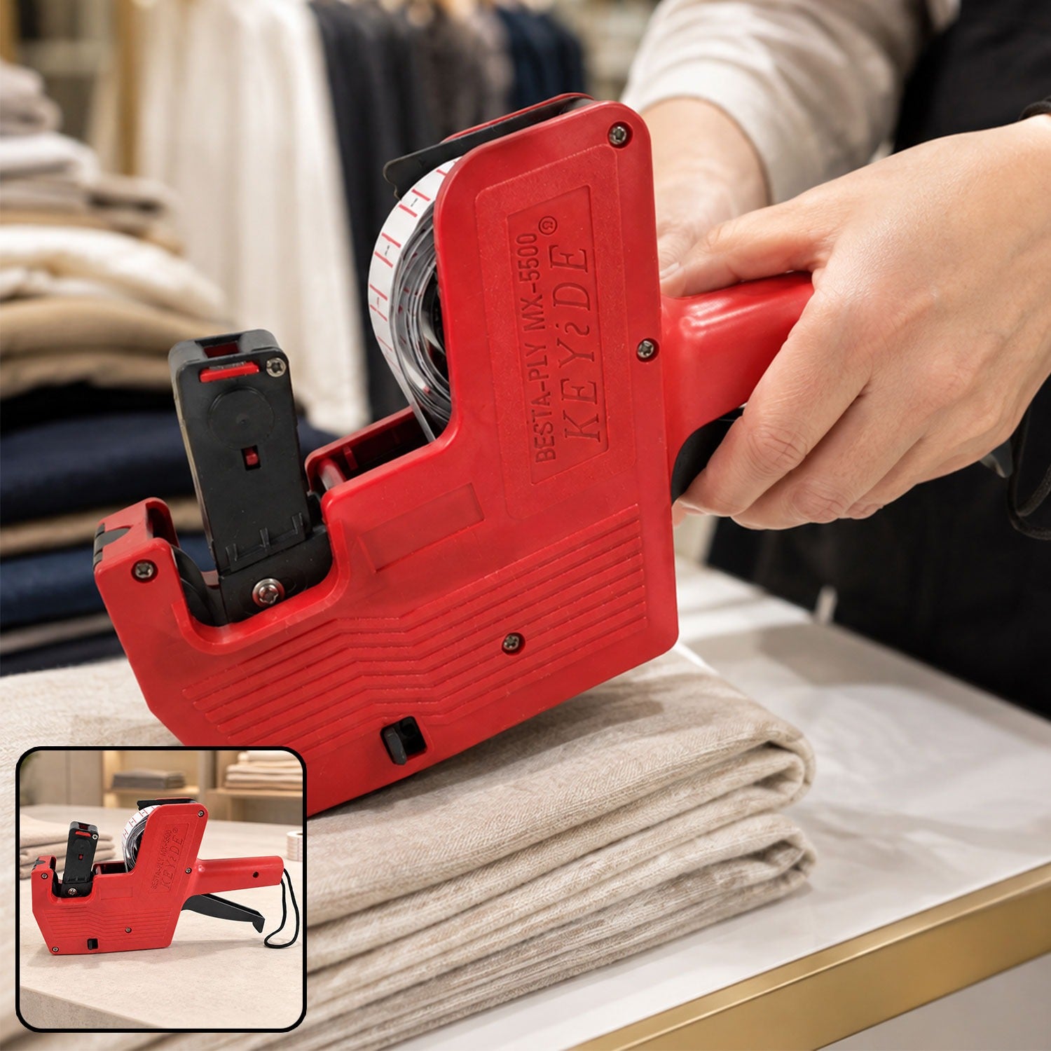 Price Tag Gun – Handheld 8-Digit for Retail & Market | Voltronic
