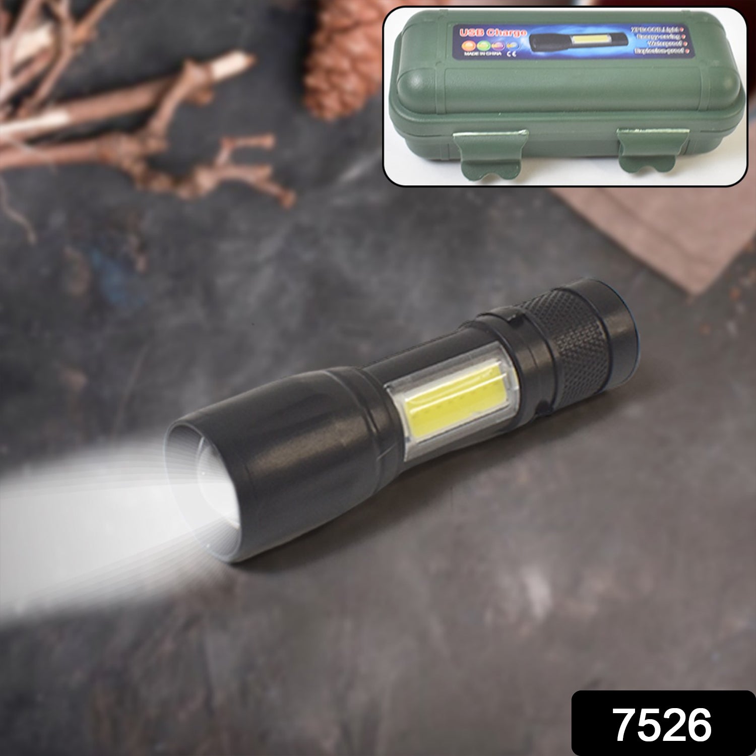 LED USB Rechargeable Mini Flashlight – Ultra-Bright Tactical Emergency Light