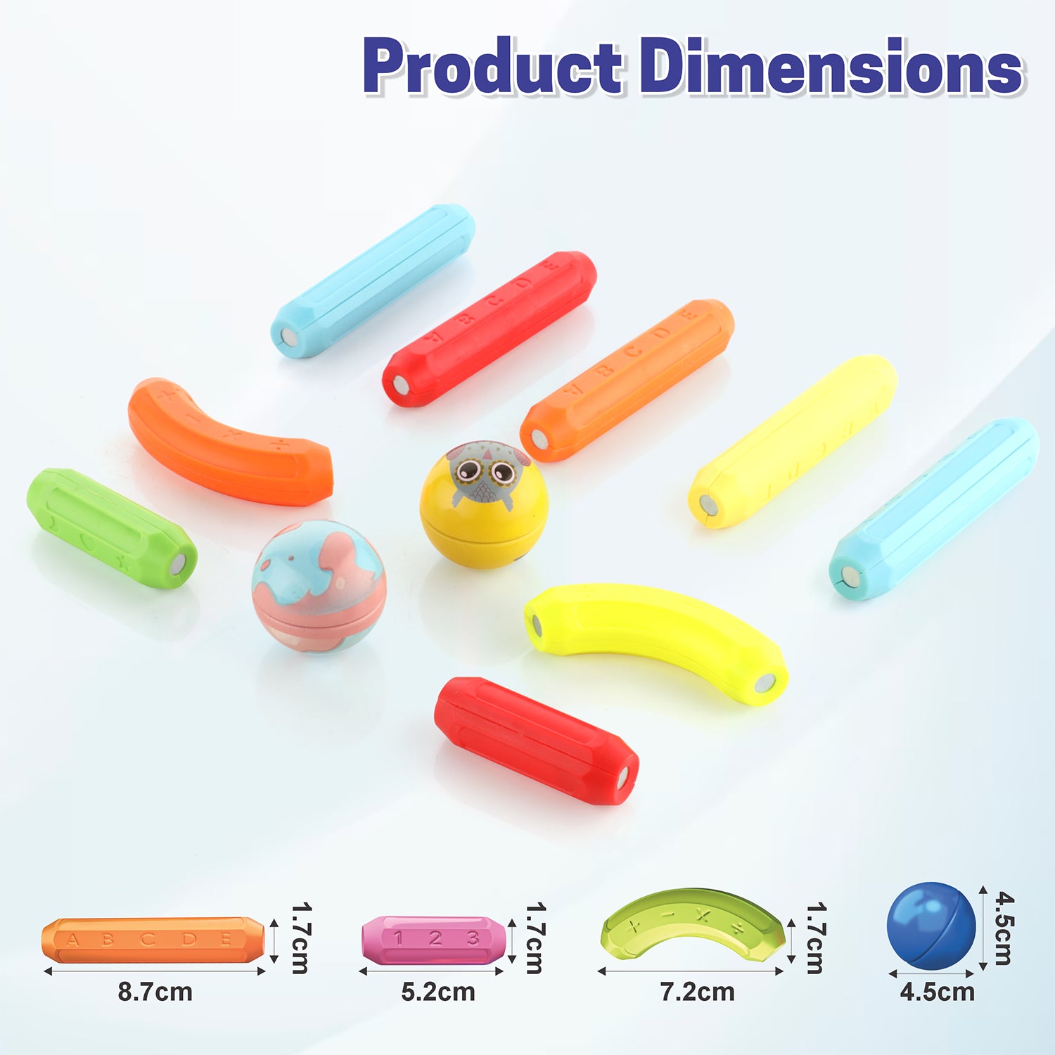 Packaging box of Montessori Magnetic Building Blocks 76-piece construction set