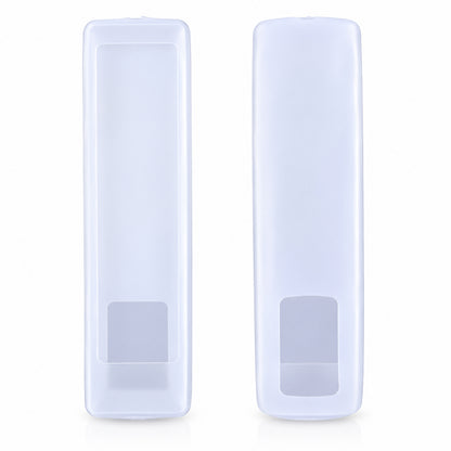 Large silicone remote control cover - white background
