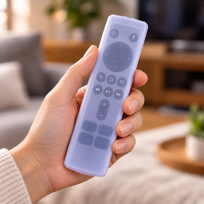 Large silicone remote control cover - handheld view
