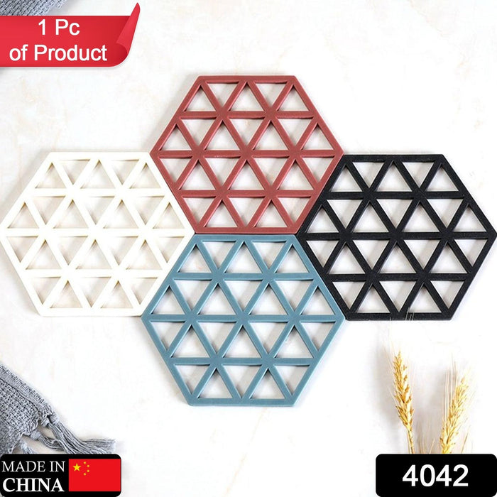 4042 Cup Mat PVC Tea Coaster Non-Slip Placemat High Temperature Insula ...