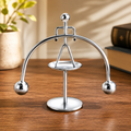 Mini Steel Balance Toy – Perpetual Motion Desk Decor | BlissDolly