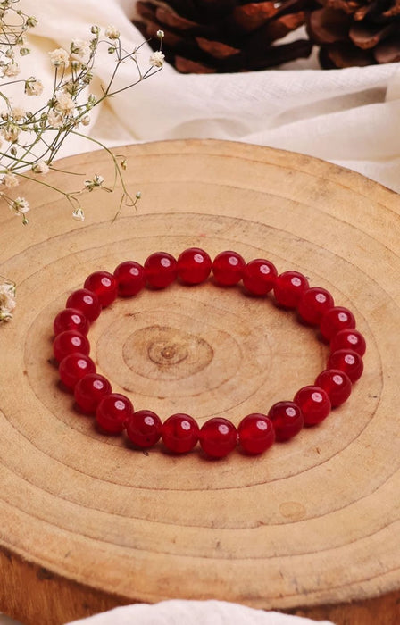 Earth Gems Ruby Stone Bracelet (1 Pc)