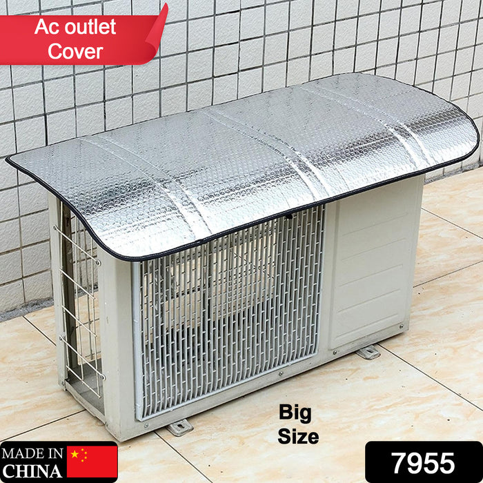Air Conditioner Outdoor Unit Cover, Outdoor Unit Protective Cover, Aluminum Foil Material, Sun, Rain, Snow, Wind, Dust, Protects Outdoor Units Cover (Big)