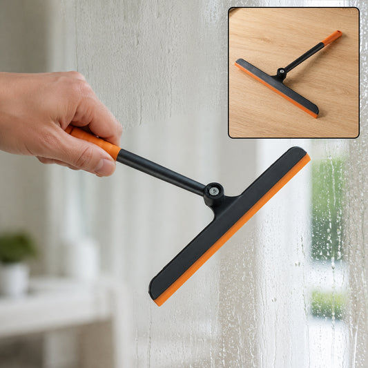2 in 1 window glass cleaning wiper in use