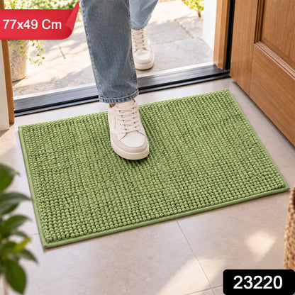 Anti Slip Absorbent Floor Mat for Home Entrance and Kitchen (1 Pc, 77x49 Cm)