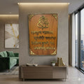 Ganesha Wall Frame – 3D Gold Sacred Decor for Home & Gifting