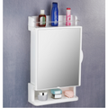 Wall-Mounted Mirror Cabinet 12x21 Inch – Space-Saving Bathroom Storage