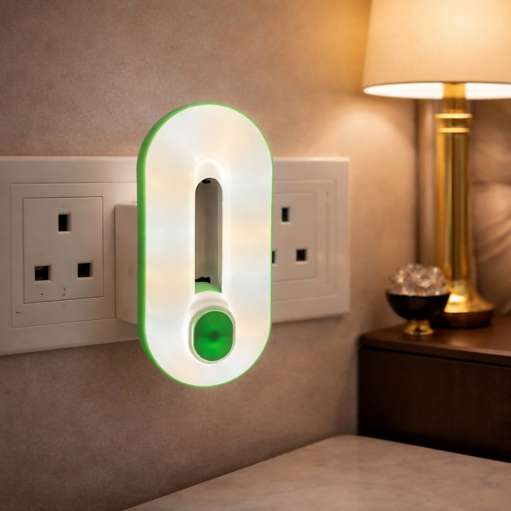Plug-In LED Night Lamp for Bedroom | Soft Glow Wall Socket Night Light (ANY COLOR)