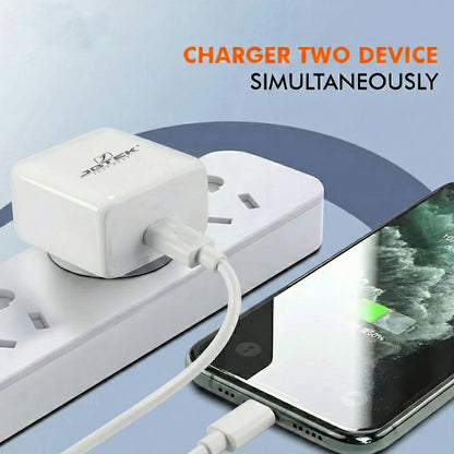 USB Type C 30W Fast Charging Adapter with Type C to Type C Cable for Smartphones